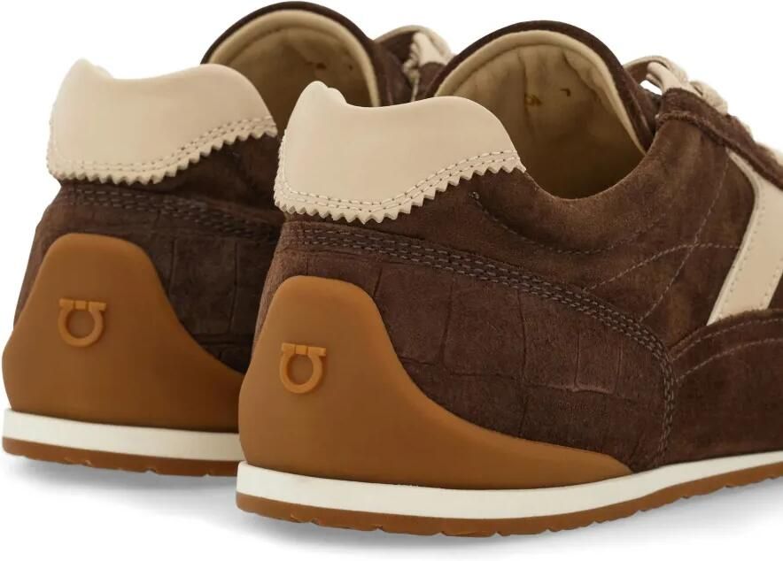 Ferragamo Gancini sneakers Bruin - Foto 3