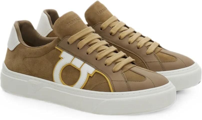 Ferragamo Gancini sneakers Bruin - Foto 5