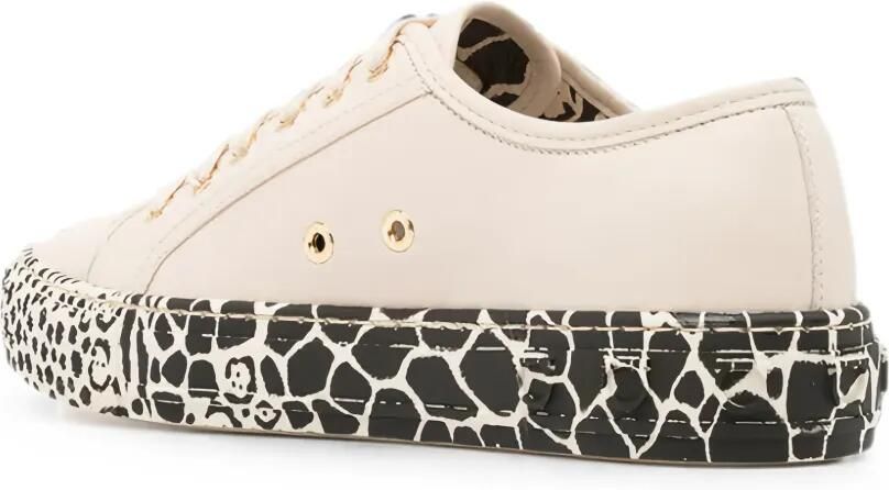 Ferragamo Gancini sneakers met print Beige - Foto 2