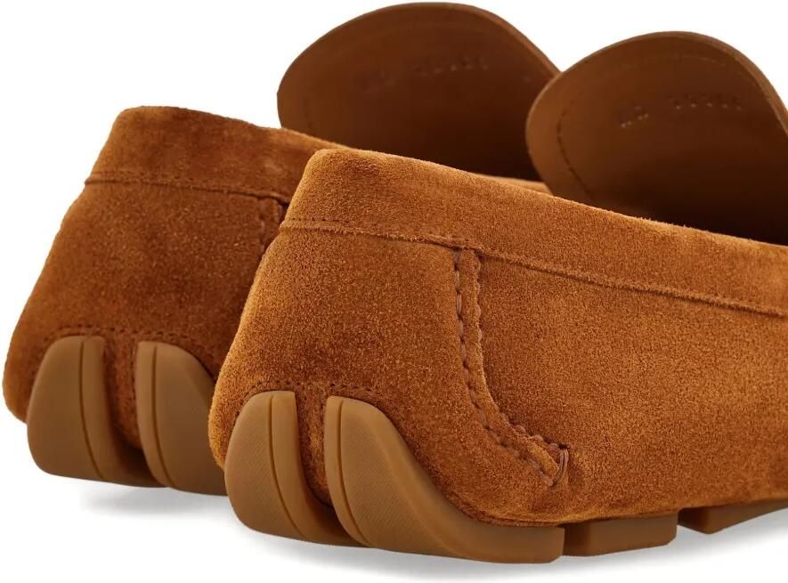 Ferragamo Gancini suède loafers Bruin - Foto 4