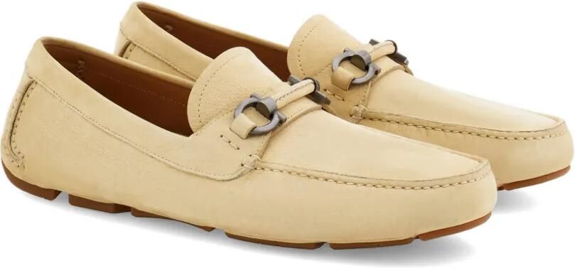 Ferragamo Gancini verfraaide loafers Beige - Foto 5