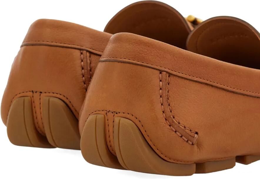 Ferragamo Gancini verfraaide loafers Bruin - Foto 3