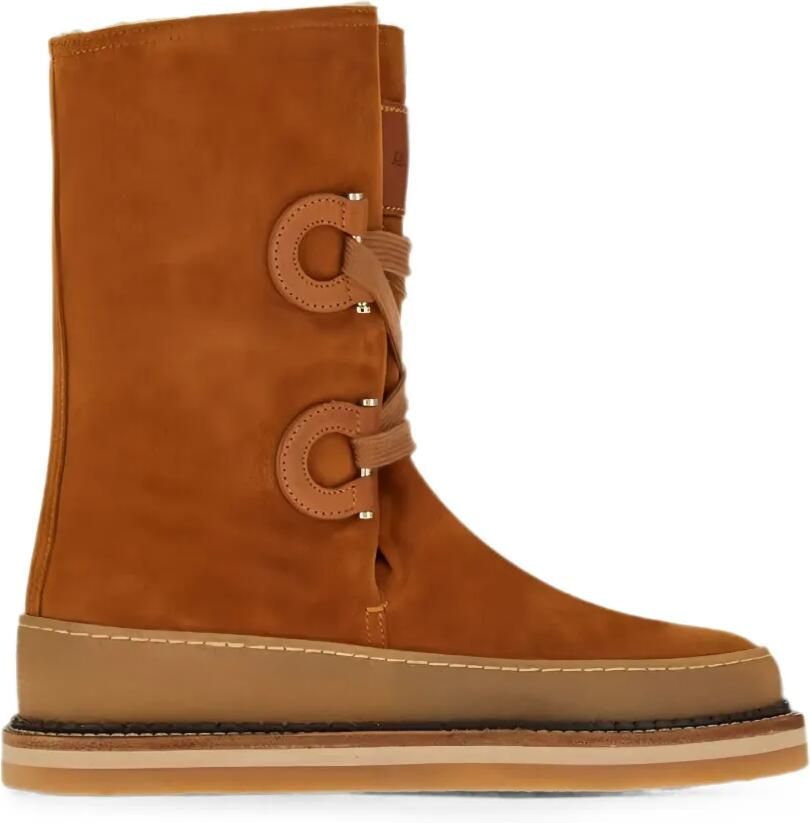 Ferragamo Gancini veterlaarzen Bruin