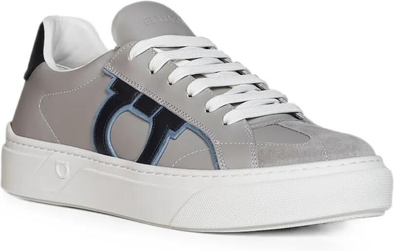 Ferragamo Gancio leren sneakers Grijs - Foto 2