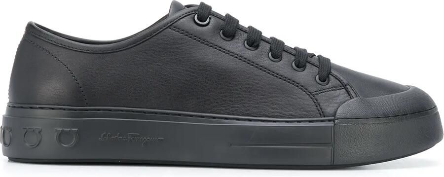 Ferragamo Gancio low-top sneakers Zwart