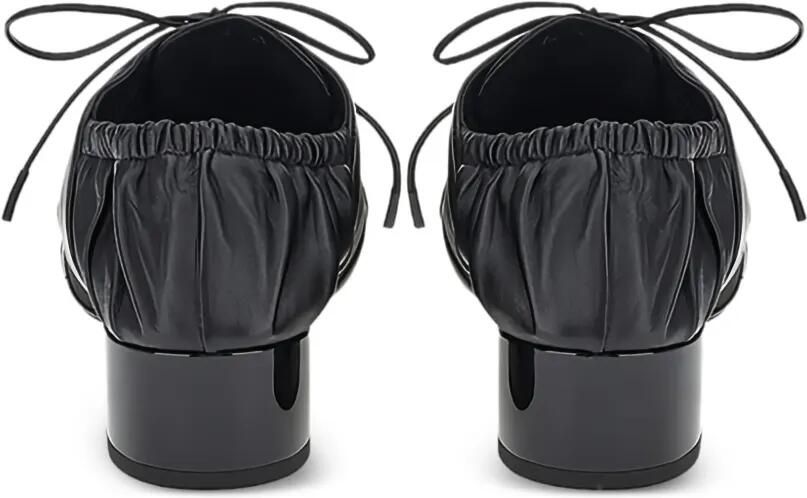 Ferragamo Gesmockte derby veterschoenen Zwart - Foto 2
