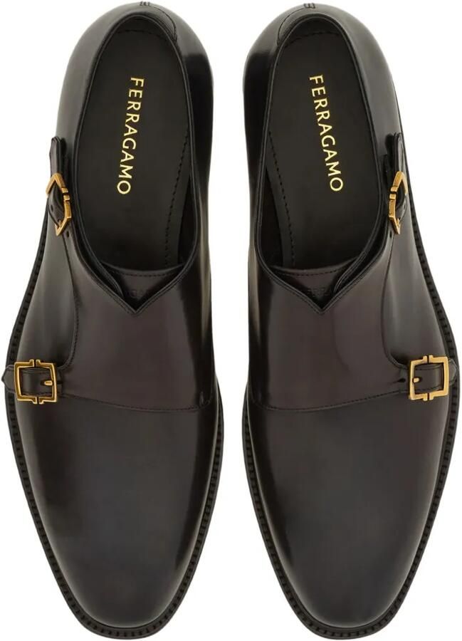 Ferragamo Gespschoenen met dubbele bandjes Bruin - Foto 4