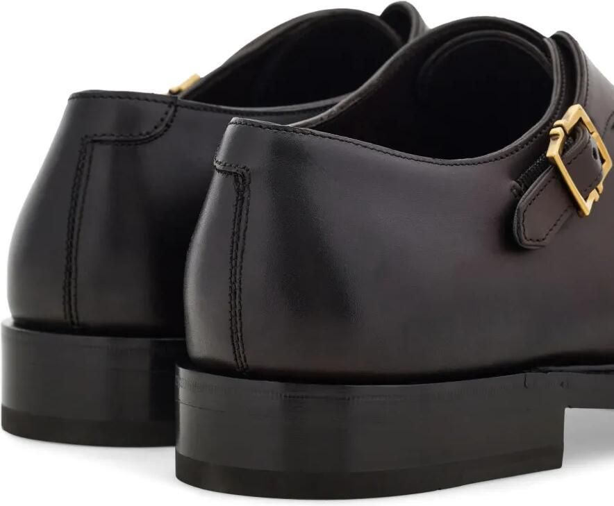 Ferragamo Gespschoenen met dubbele bandjes Bruin - Foto 2