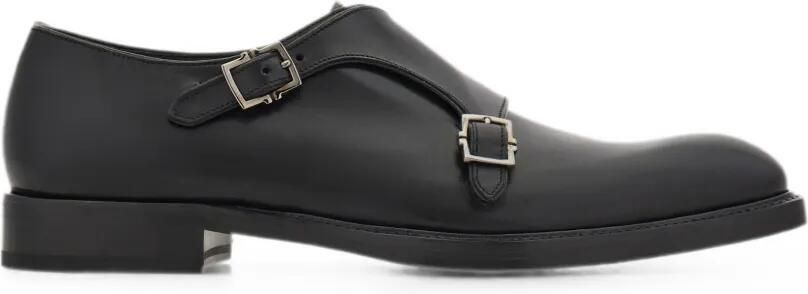 Ferragamo Gespschoenen met dubbele bandjes Zwart