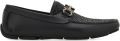 Ferragamo Geweven loafers met gancini-gesp Zwart - Zwart