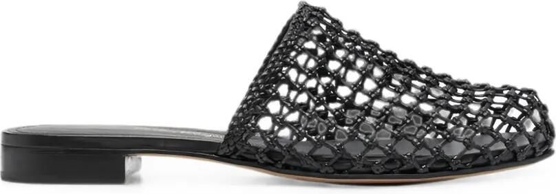 Ferragamo Geweven muiltjes Zwart