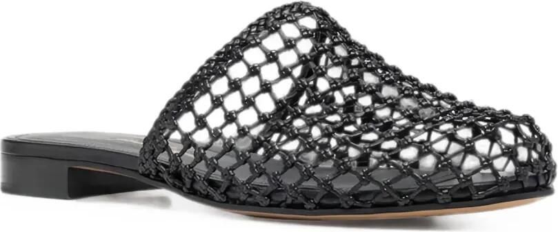 Ferragamo Geweven muiltjes Zwart - Foto 2