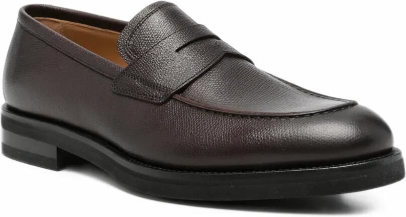 Ferragamo Leren loafers Bruin - Foto 3