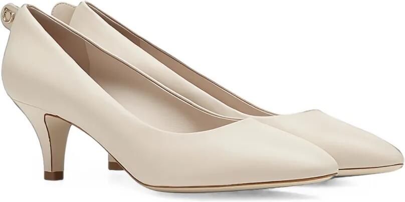 Ferragamo Judy pumps met puntige neus Wit