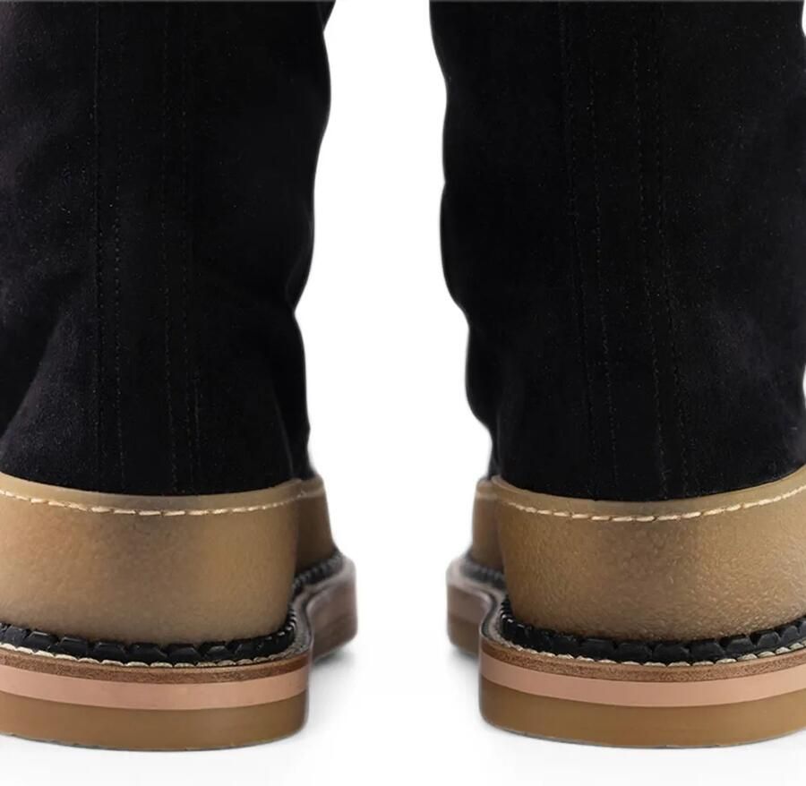 Ferragamo Laarzen met ronde neus Zwart - Foto 2