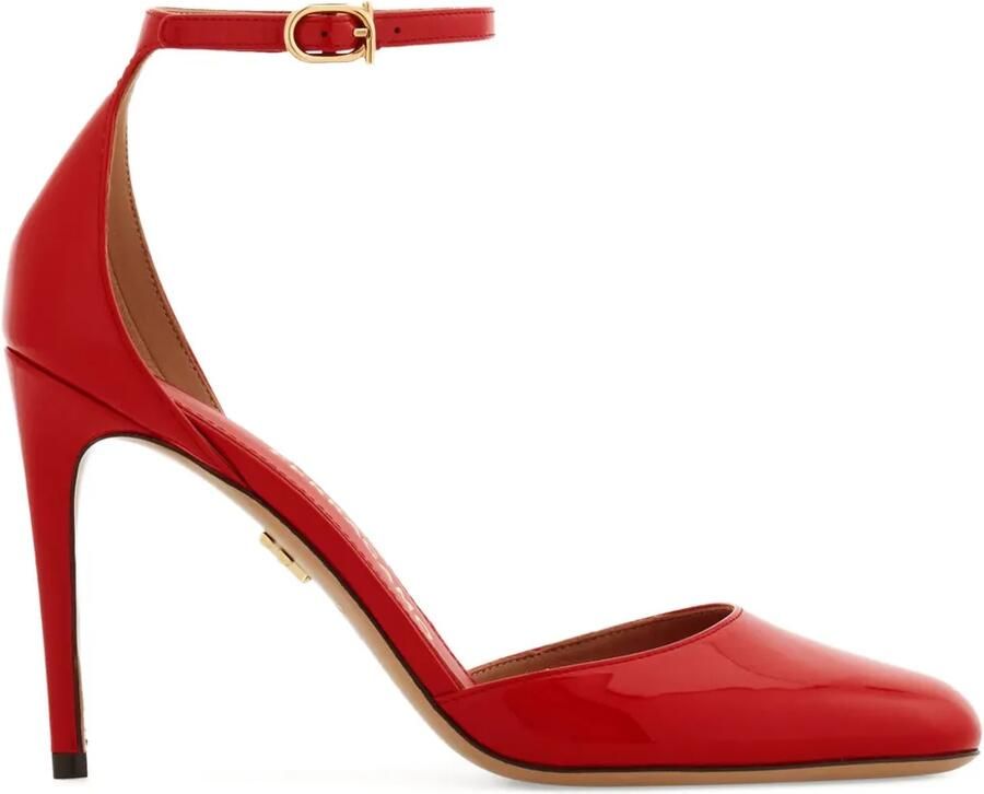 Ferragamo Lakleren pumps Rood