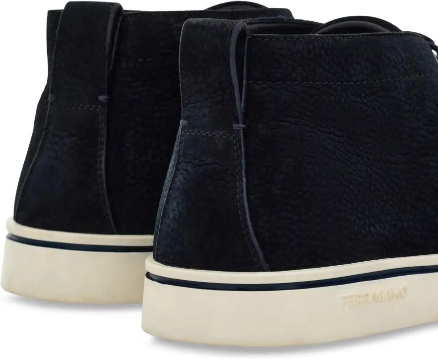 Ferragamo leather desert boots Blauw - Foto 3