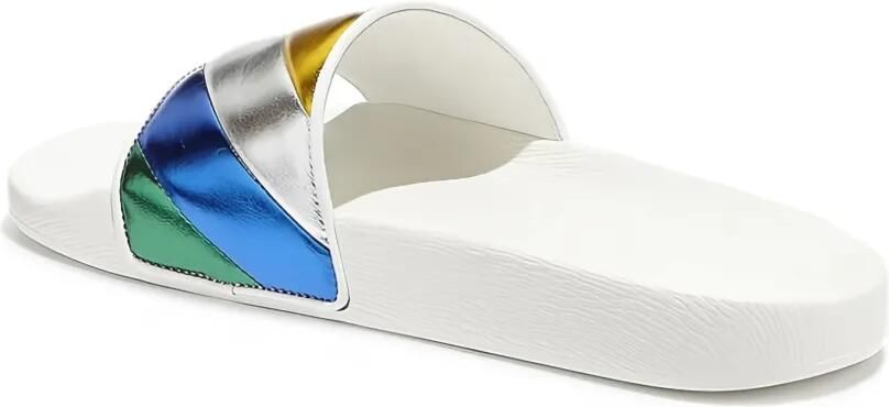 Ferragamo leather slides Rood - Foto 3