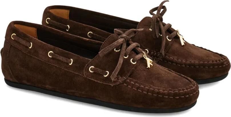 Ferragamo Leren bootschoenen Bruin - Foto 5