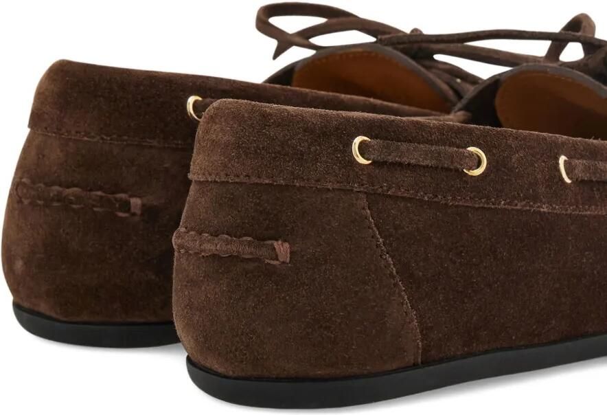 Ferragamo Leren bootschoenen Bruin - Foto 4