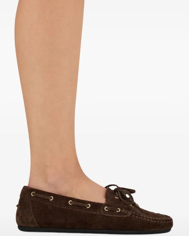 Ferragamo Leren bootschoenen Bruin - Foto 3