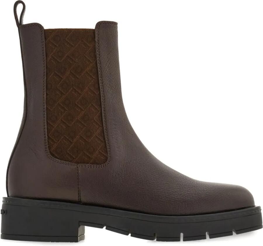 Ferragamo Leren Chelsea laarzen Bruin