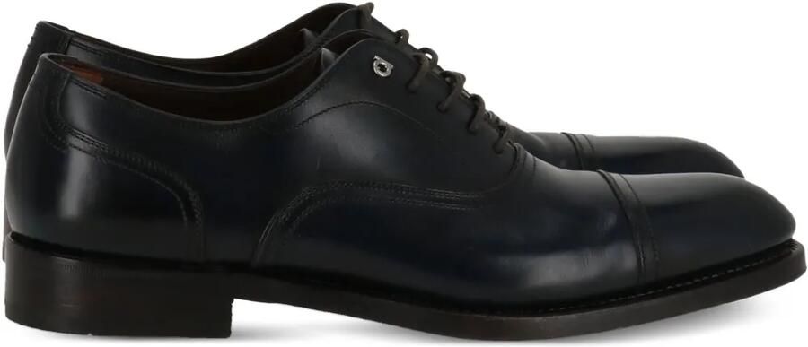 Ferragamo Leren derby schoenen DARK BLUE