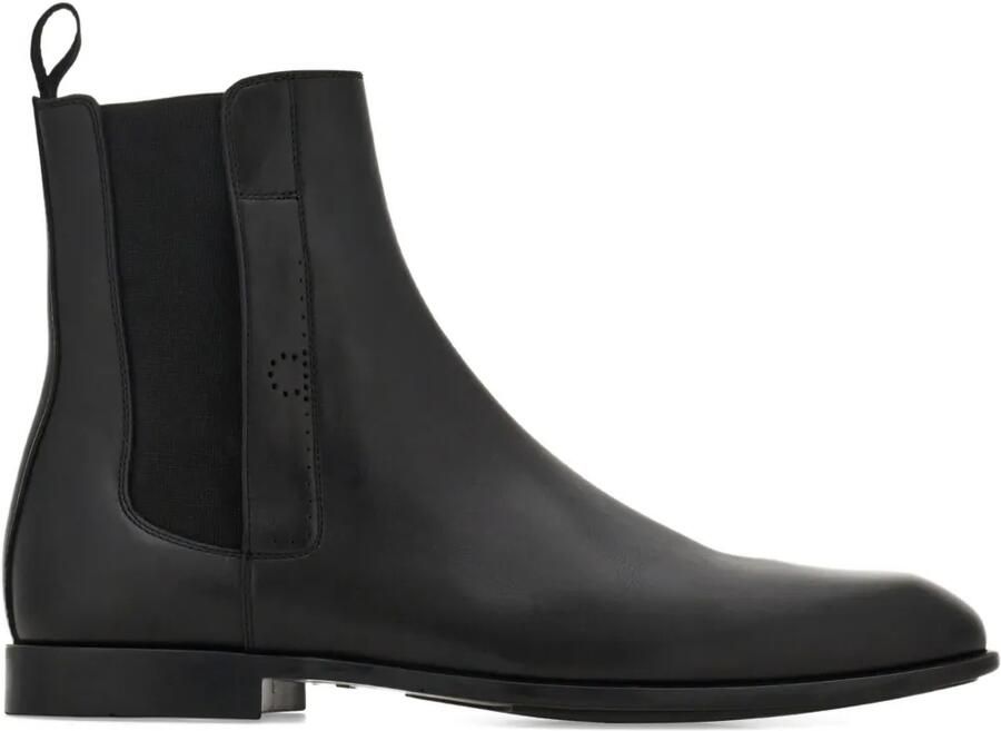 Ferragamo Leren laarzen Zwart