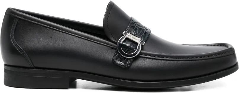 Ferragamo Leren loafers Blauw