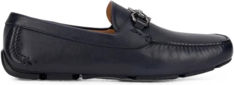 Ferragamo Leren loafers Blauw