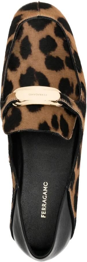 Ferragamo Leren loafers Bruin - Foto 2