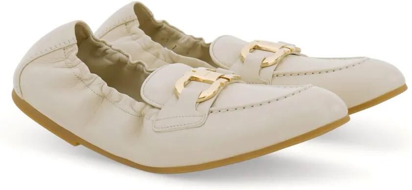 Ferragamo Leren loafers Wit - Foto 4