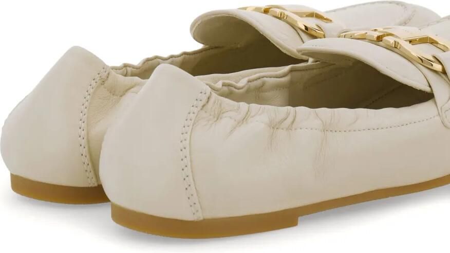 Ferragamo Leren loafers Wit - Foto 3