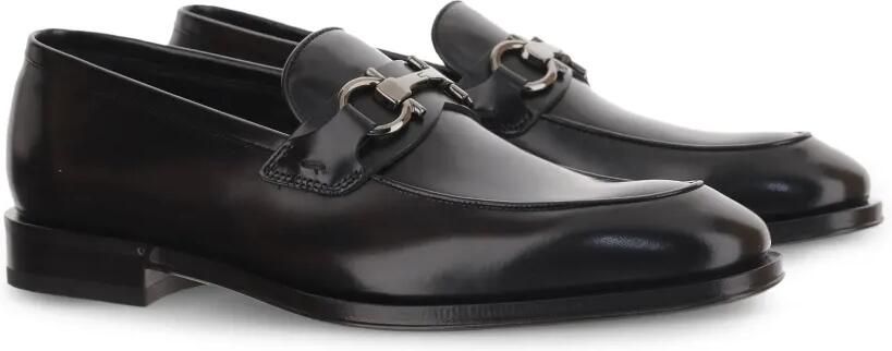 Ferragamo Leren loafers Zwart - Foto 5