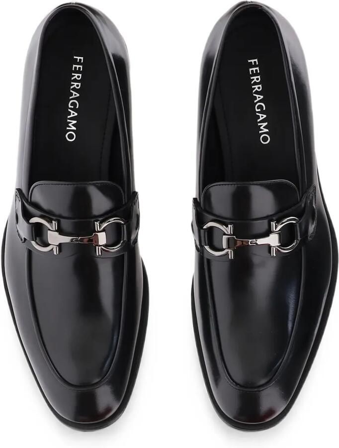 Ferragamo Leren loafers Zwart - Foto 3