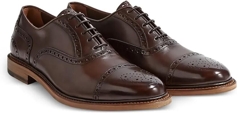 Ferragamo Leren Oxford schoenen Bruin