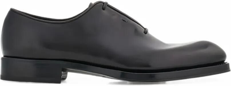Ferragamo Leren Oxford schoenen Zwart