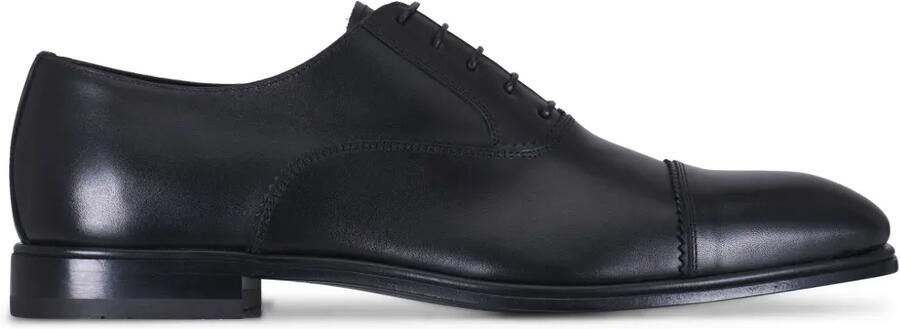 Ferragamo Leren Oxford schoenen Zwart
