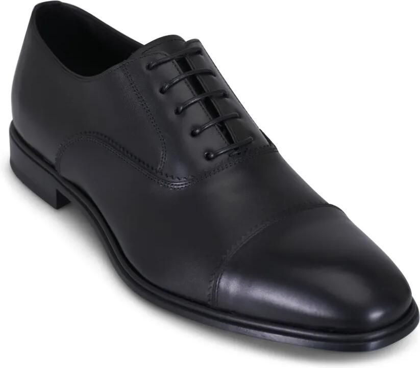 Ferragamo Leren Oxford schoenen Zwart - Foto 2