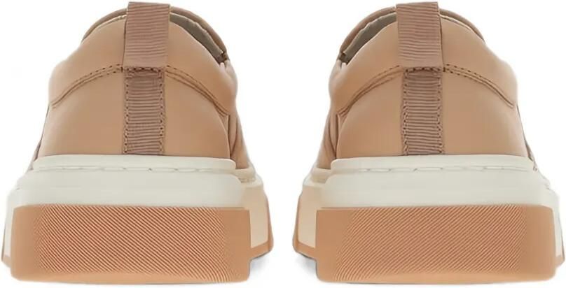 Ferragamo Leren sneakers Beige - Foto 3