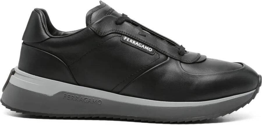 Ferragamo Leren sneakers Zwart