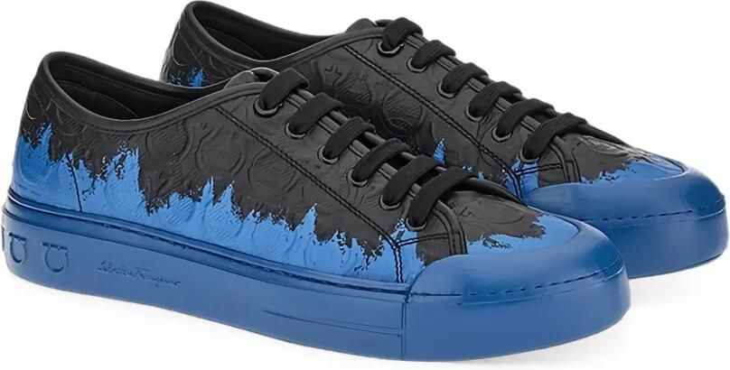 Ferragamo Leren sneakers Zwart