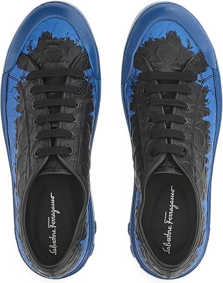 Ferragamo Leren sneakers Zwart - Foto 2