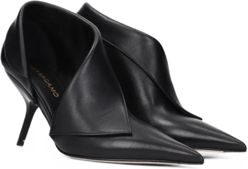 Ferragamo Litty pointed-toe ankle boots Zwart
