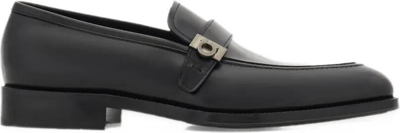 Ferragamo loafers with Hug buckle Zwart