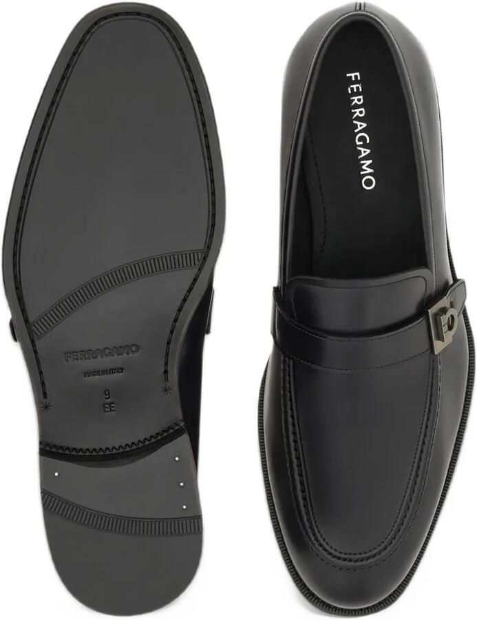 Ferragamo loafers with Hug buckle Zwart - Foto 4