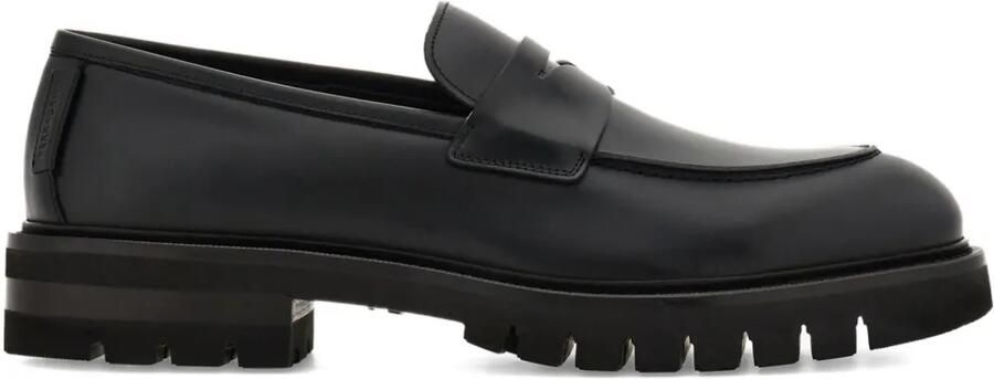Ferragamo Loafers met bandje Zwart