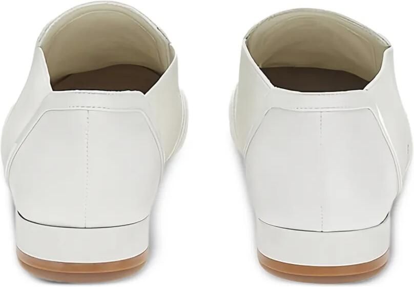 Ferragamo Loafers met elastisch vlak aan de zijkant Wit - Foto 4