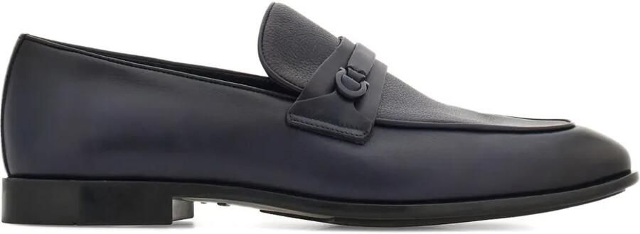 Ferragamo Loafers met gancini-detail Blauw