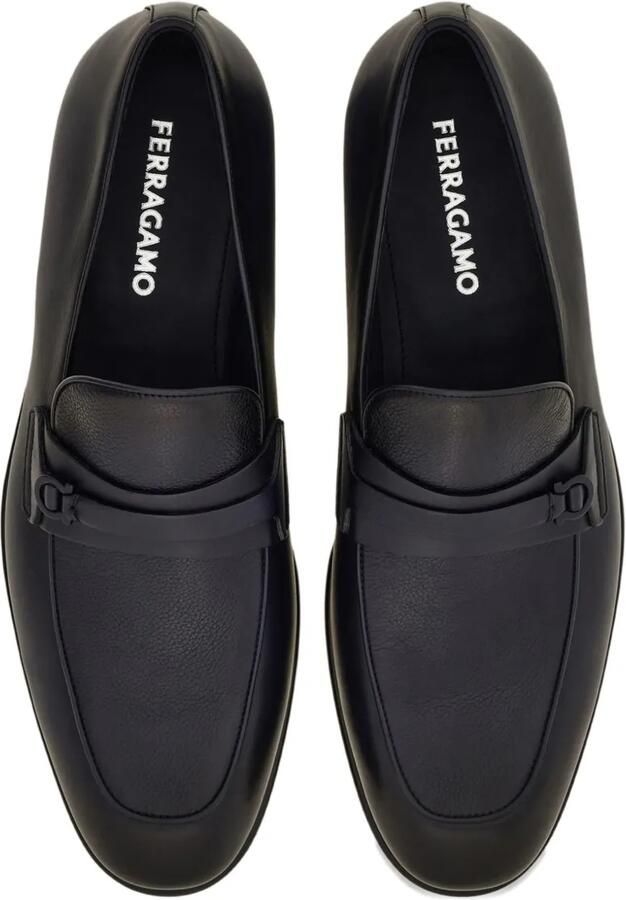 Ferragamo Loafers met gancini-detail Blauw - Foto 3